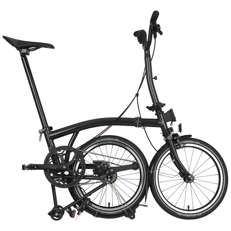 Brompton P-Line 4 Speed Urban Mid Bar M4L Midnight Black Metallic-5